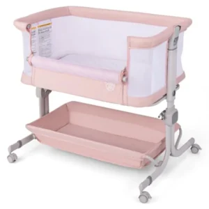Bassinet Crib  Adjustable Height Storage