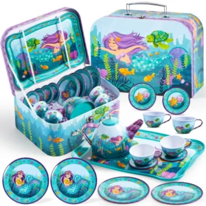 Tea Set Mermaid  Party Set