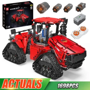 Pneumatic Crawler Tractor Building Block Brick