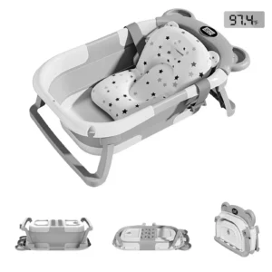 Portable Travel Tub with  Drain Hole Baby Tubs