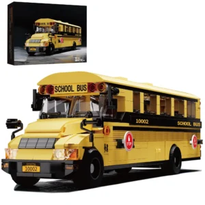 School Bus Building Blocks Classic Yellow